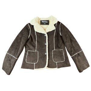 Marvin Richard’s Shearling Jacket‎ In Coffee Brown Size Large